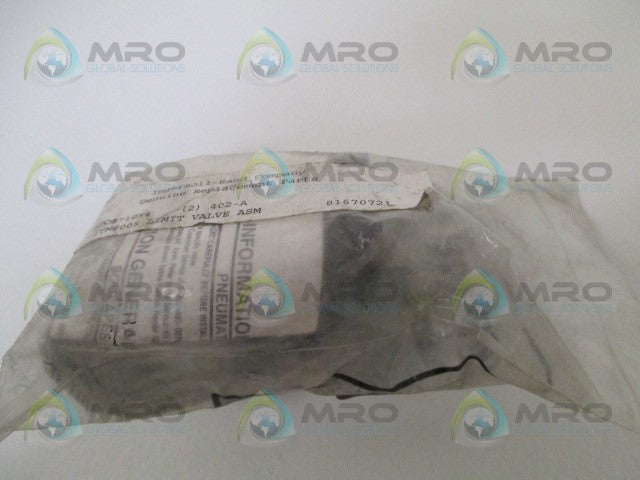 INGERSOLL RAND 402-A PNEUMATIC LIMIT VALVE *NEW IN FACTORY BAG*
