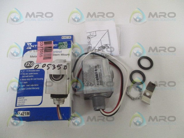 INTERMATIC K4421M PHOTOCONTROL METAL STEM MOUNT *NEW IN BOX*