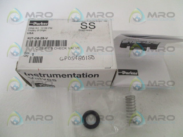 PARKER KIT-C6-25-V CHECK VALVE KIT *NEW IN BOX*