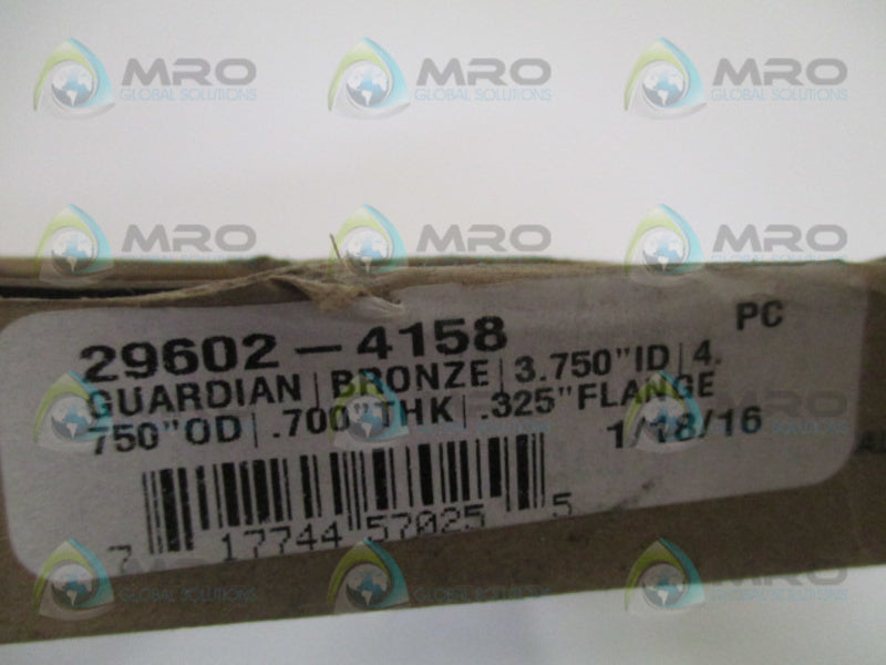 GARLOCK 29602-4158 BRONZE SEAL FLANGE .325" *NEW IN BOX*