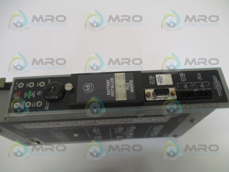ALLEN BRADLEY 1785-LT3 SER. A F/W E PROCESSOR MODULE (NO KEY) UNMP