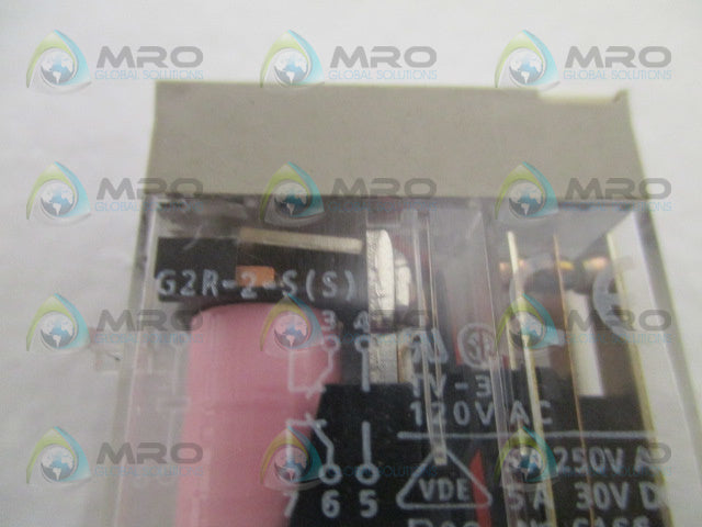 OMRON G2R-2-S(S) RELAY 120VAC *USED*
