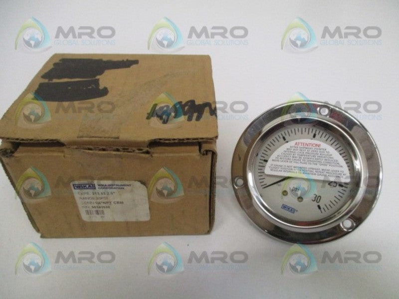 WIKA 50343599 213.53 2.5" PRESSURE GAUGE 0-30 PSI *NEW IN BOX*