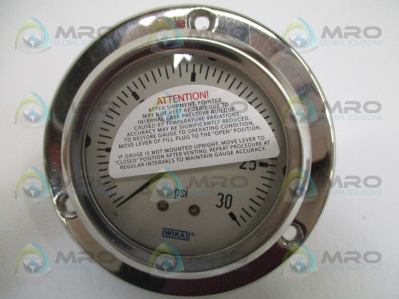 WIKA 50343599 213.53 2.5" PRESSURE GAUGE 0-30 PSI *NEW IN BOX*