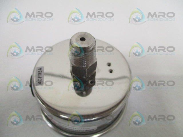 GRAINGER 4CFR5A PRESSURE GAUGE 0-60 PSI 0-400 KPA *NEW IN BOX*