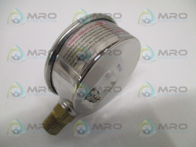 PIC S201L-254K PRESSURE GAUGE 0-600 PSI *NEW IN BOX*