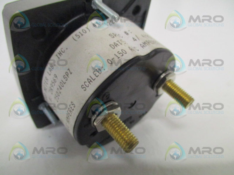 YOKOGAWA 250240LSPZ PANEL METER 0-150 AC AMPS *NEW IN BOX*