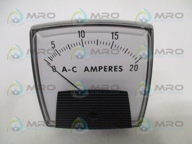 YOKOGAWA 250340LSNG PANEL METER 0-20 AC AMPS *NEW IN BOX*