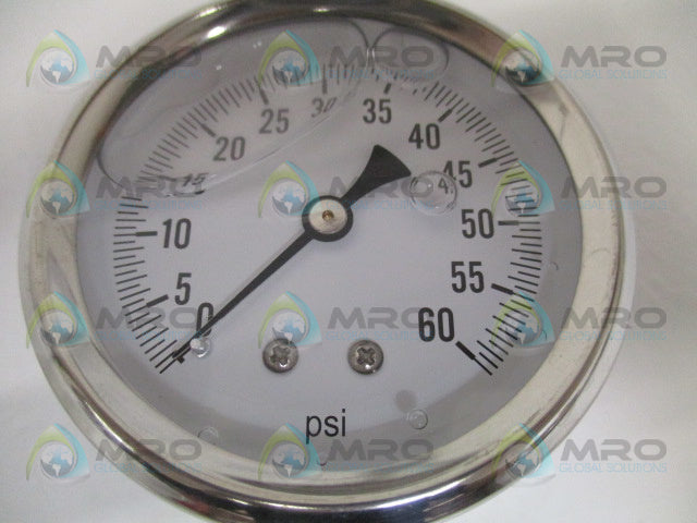 PIC S201L-254D PRESSURE GAUGE 0-60 PSI *NEW IN BOX*