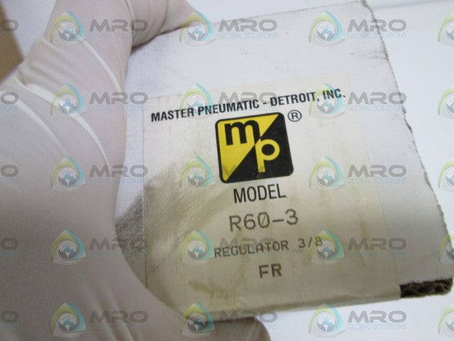 MASTER PNEUMATIC REGULATOR 3/8" R60-3 *NEW IN BOX*