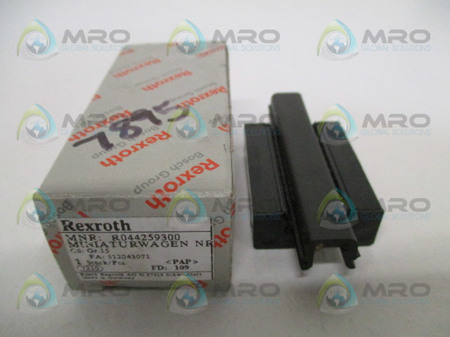 REXROTH R044259300 MINI BALL RAIL RUNNER BLOCK *NEW IN BOX*