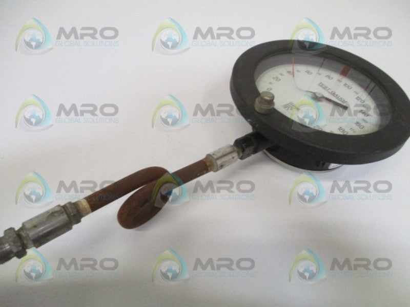 ASHCROFT 0-200 PSI TEST GAUGE 7-1/2"  UNMP