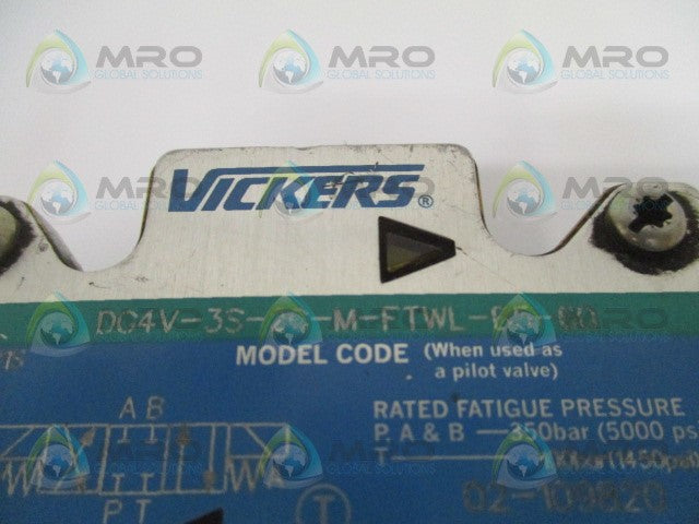 VICKERS DG4V-3S-2C-M-FTWL-B5-60 VALVE *NEW NO BOX*