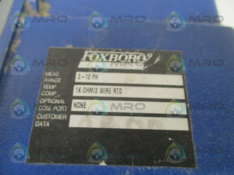 FOXBORO 875PH-A3F-A COMMUNICATOR MONITOR 2-12 PH *USED*