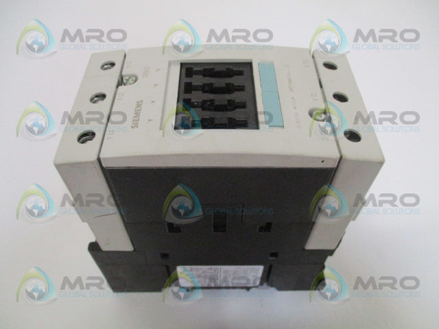 SIEMENS 3RT1044-1AK60 CONTACTOR 110/120V *USED*