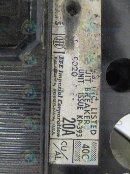 ITE EH3-B020 CIRCUIT BREAKER 20A *USED*