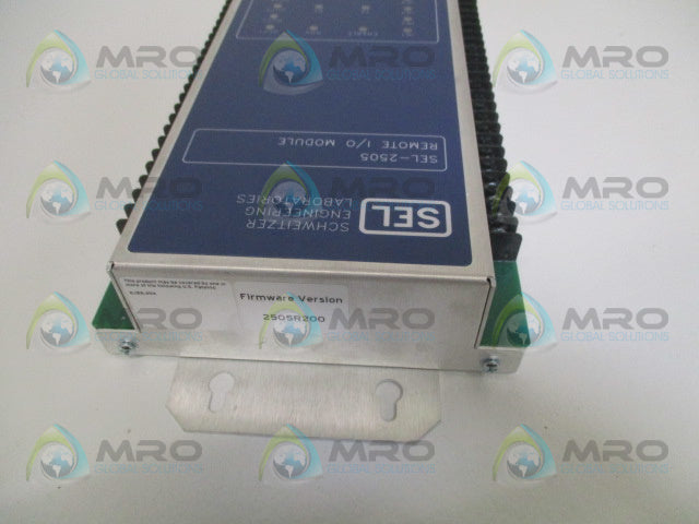 SEL SEL-2505 2505434XX SPECIAL SPEC-585 REMOTE I/O MODULE *USED*