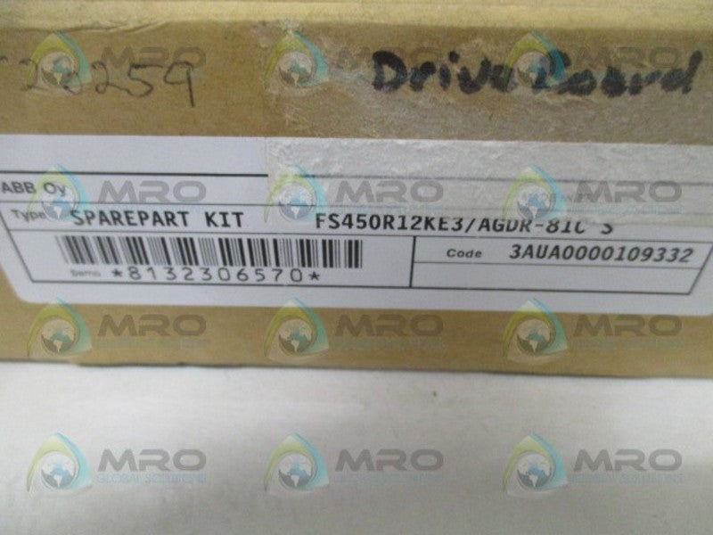 ABB FS450R12KE3/AGDR-81C 3AUA0000109332 SPARE PART KIT * FACTORY SEALED *
