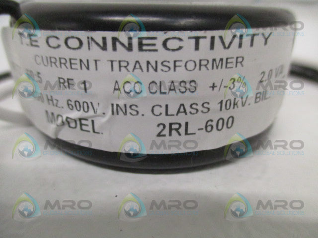 TE CONNECTIVITY 2RL-600 CURRENT TRANSFORMER RATIO 60:5 *NEW NO BOX*