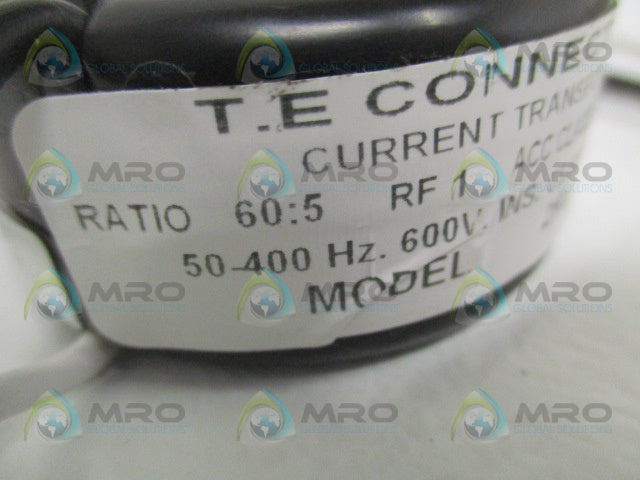 TE CONNECTIVITY 2RL-600 CURRENT TRANSFORMER RATIO 60:5 *NEW NO BOX*