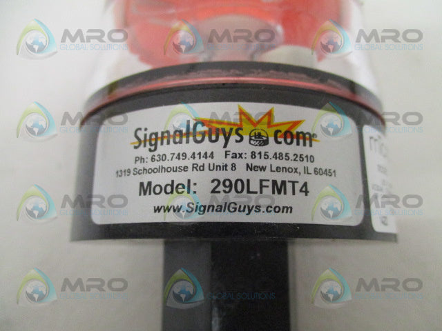 SIGNAL GUYS 290LFMT4 RED LED FLASHING LIGHT AND HORN *NEW NO BOX*