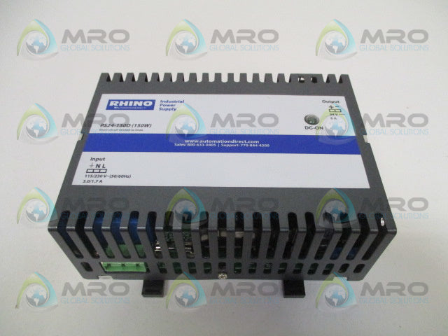 RHINO PS24-150D POWER SUPPLY 24V 150W *NEW IN BOX*