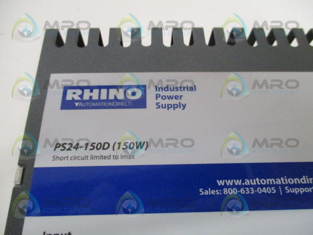 RHINO PS24-150D POWER SUPPLY 24V 150W *NEW IN BOX*