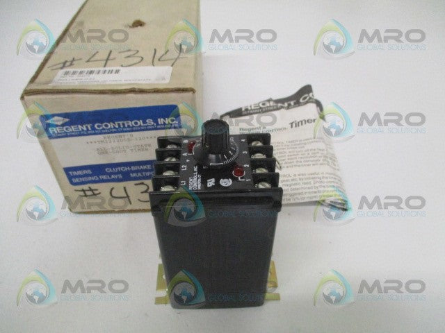 REGENT CONTROLS TM2222D5S-120 SOLID STATE TIMER *NEW IN BOX*