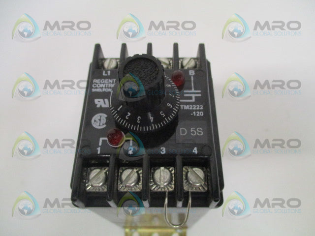 REGENT CONTROLS TM2222D5S-120 SOLID STATE TIMER *NEW IN BOX*