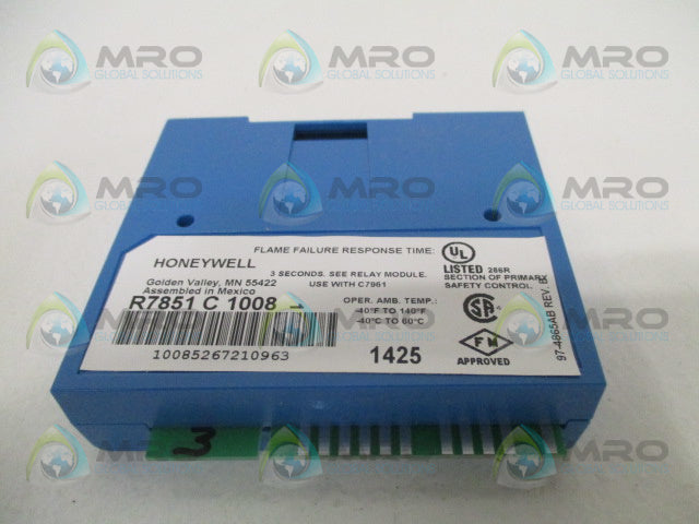 HONEYWELL R7851C1008 DYNAMIC SELF-CHECK OPTICAL FLAME AMPLIFIER *NEW IN BOX*