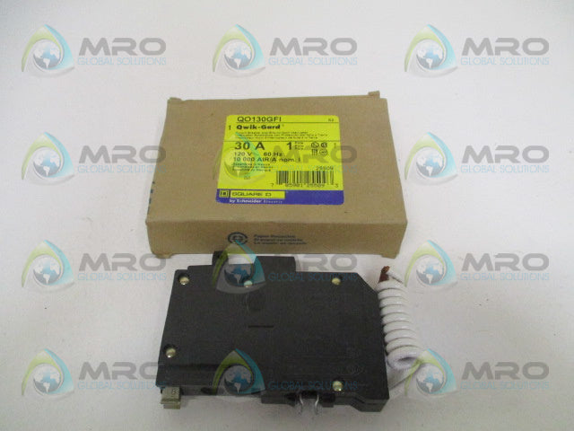 SQUARE D QWIK-GARD QO130GFI CIRCUIT BREAKER 30A *NEW IN BOX*