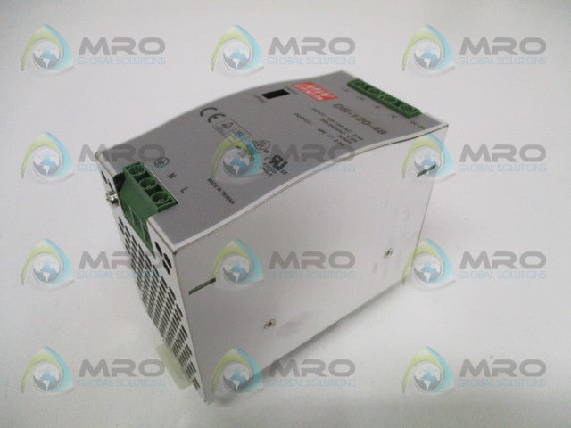 MEAN WELL DR-120-48 POWER SUPPLY 48V *NEW NO BOX*