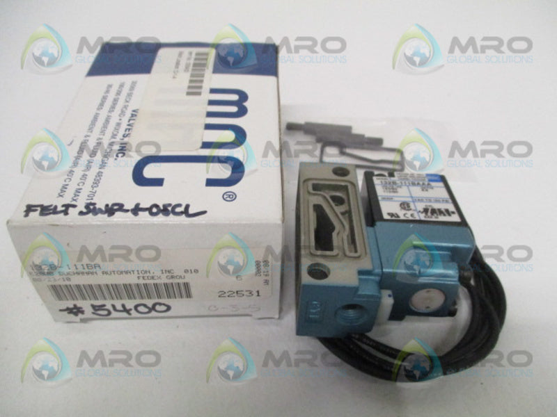 MAC 132B-111BA SOLENOID VALVE *NEW IN BOX*