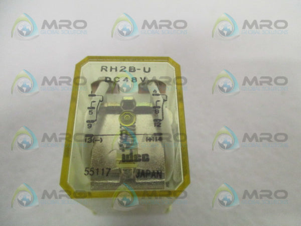 IDEC RH2B-U RELAY 48VDC UNMP
