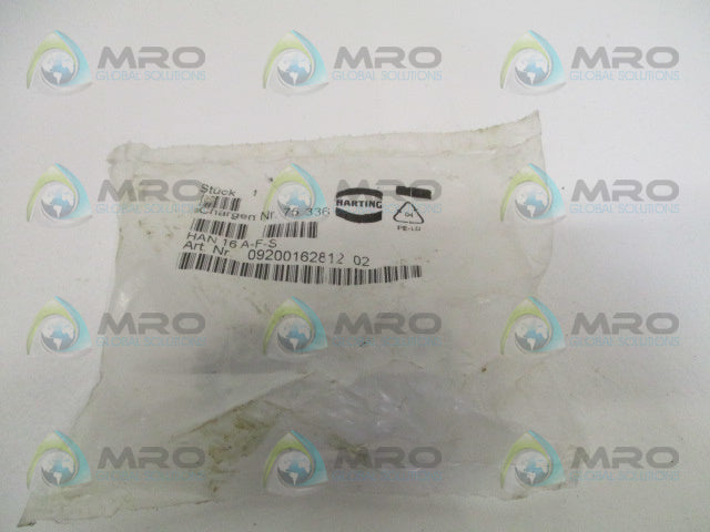 HARTING 09200162812 CONNECTOR INSERT *NEW IN FACTORY BAG*