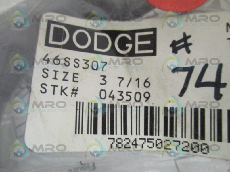 DODGE  043509 46SS307 HOUSING KIT 3-7/16" * NEW IN FACTORY BAG *
