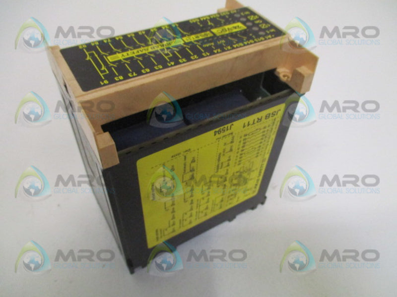 JOKAB JSBRT11 SAFETY RELAY 24VDC (AS PICTURED) *USED*