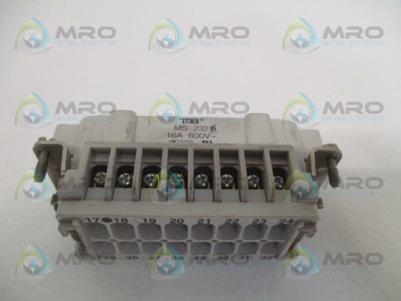 THOMAS & BETTS MS232B CONNECTOR *NEW NO BOX*