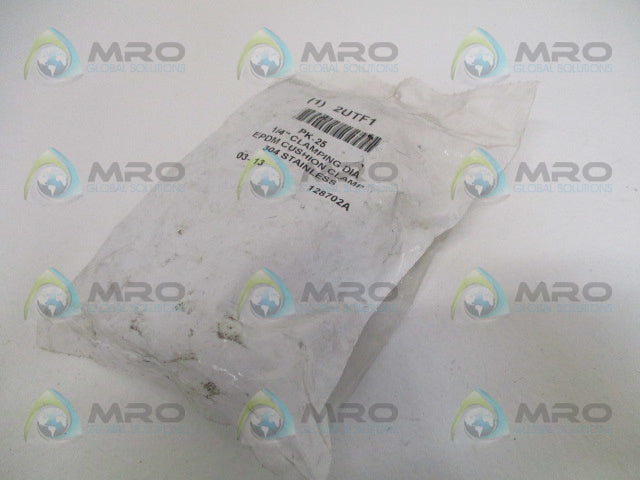 GRAINGER 2UTF1 COL0409SS CABLE CLAMP 1/4" (PKG OF 25) *NEW IN FACTORY BAG*