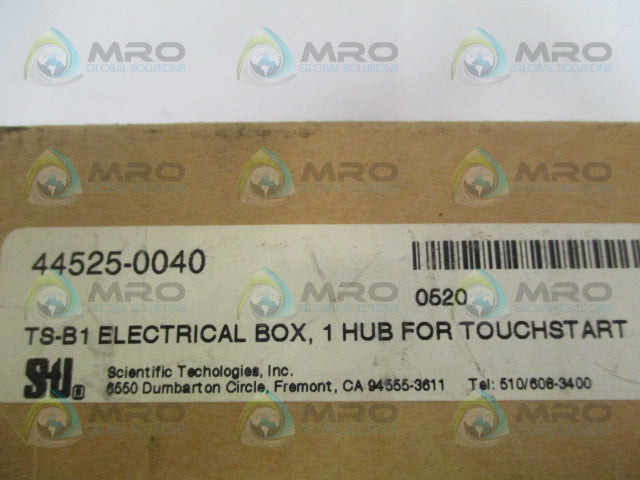 STI TS-B1 44525-0040 ELECTRICAL BOX 3/4" *NEW IN BOX*