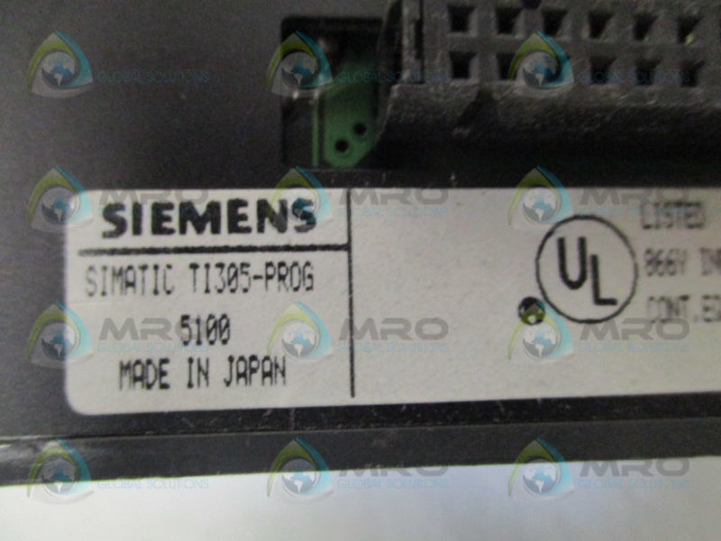 SIEMENS SIMATIC TI305-PROG HAND HELD PROGRAMMER *USED*