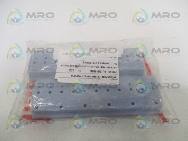 SACMI 8L10042885 TRANSFER DRUM PAD (PKG OF 2) *NEW IN FACTORY BAG*