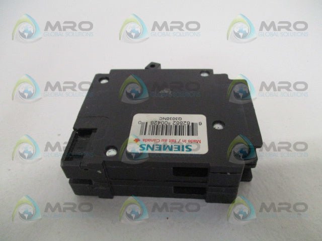 SIEMENS Q3030NC CIRCUIT BREAKER 30-30A *USED*
