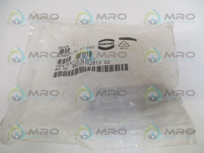 HARTING 09200162813 CONNECTOR INSERT *NEW IN FACTORY BAG*