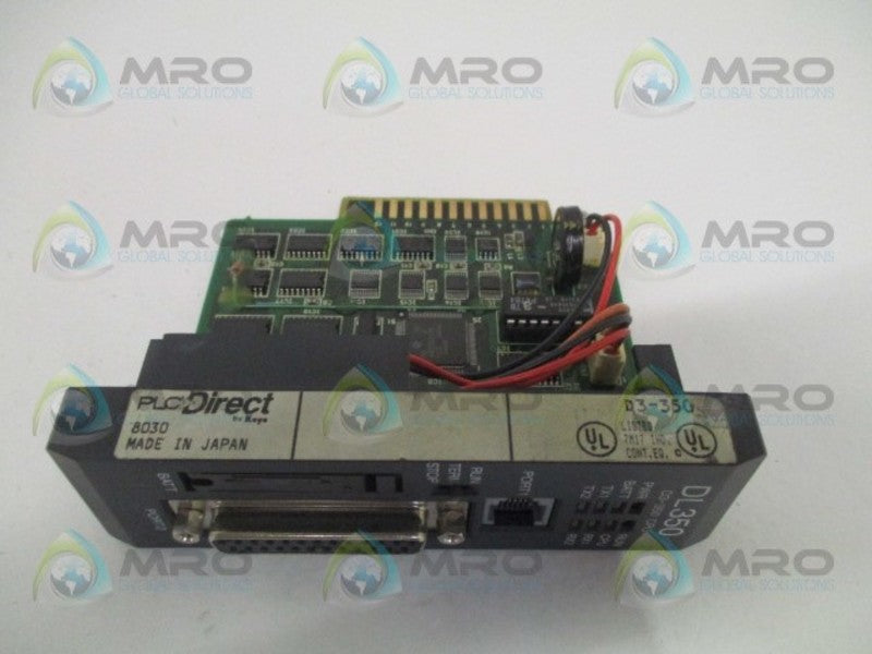 PLC DIRECT D3-350 CPU MEMORY MODULE *USED*