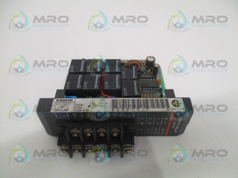 SIEMENS SIMATIC TI305-01T OUTPUT RELAY MODULE *USED*