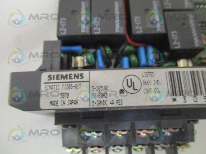 SIEMENS SIMATIC TI305-01T OUTPUT RELAY MODULE *USED*