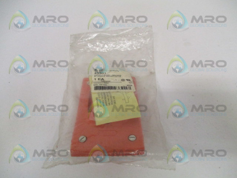 DANIEL WOODHEAD 43301 ORANGE SAFETY PLUG * NEW IN FACTORY BAG *
