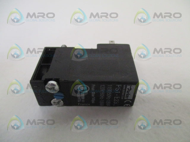 PARKER PS1-E2301B SOLENOID VALVE 24VAC *USED*