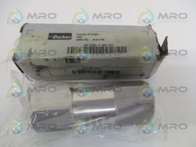 PARKER 8F-C8L-1-SS-GR CHECK VALVE *NEW IN BOX*